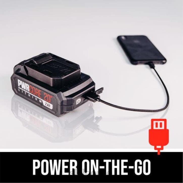 SKIL pwr core 20 børsteløs 20v 1/2 tommer bordriversett 62Z034 verktøy