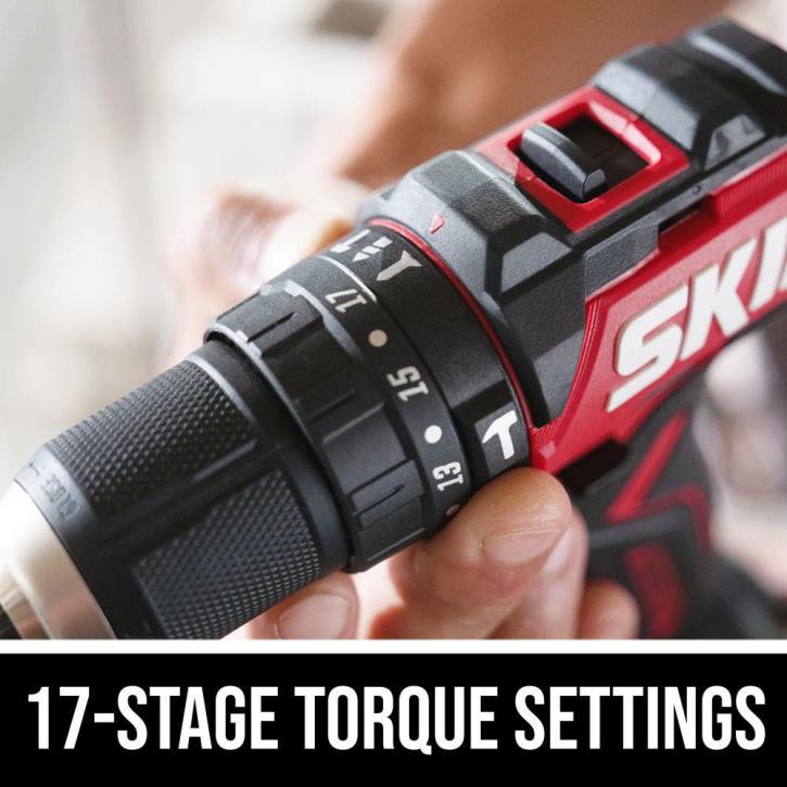 SKIL pwr core 20 børsteløs 20v 1/2 tommer kompakt hammerborsett 62Z012 verktøy