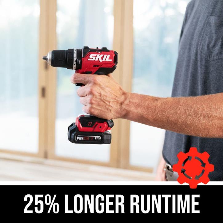 SKIL pwr kjerne 12 børsteløs 12v 1/2 tommer hammerborsett 62Z07 verktøy