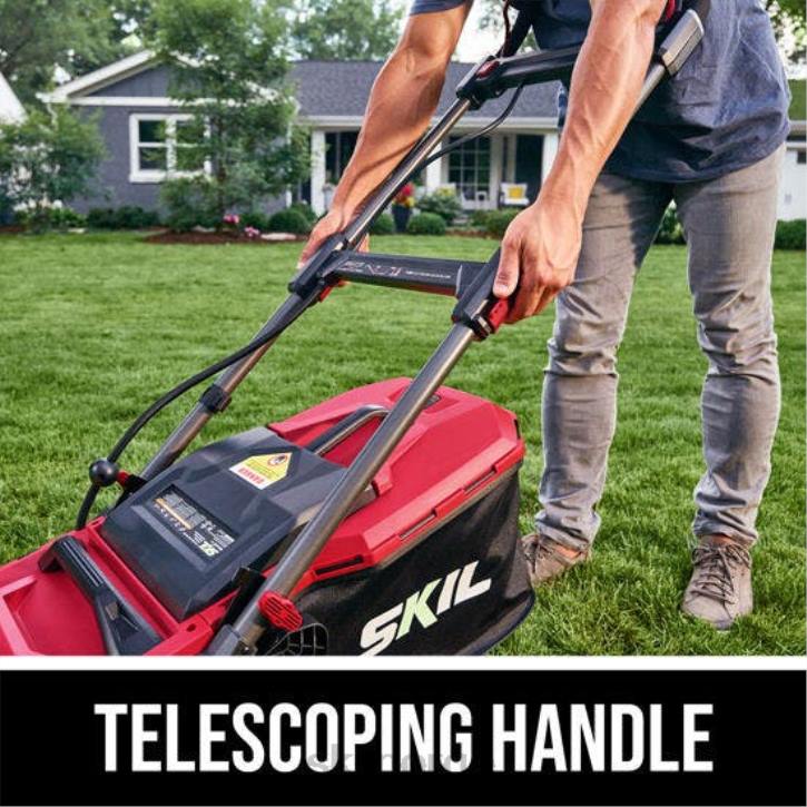 SKIL pwr core 20 børsteløs 18 tommers gressklippersett 62Z027 verktøy