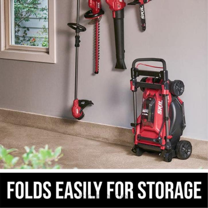 SKIL pwr core 20 børsteløs 18 tommers gressklippersett 62Z027 verktøy