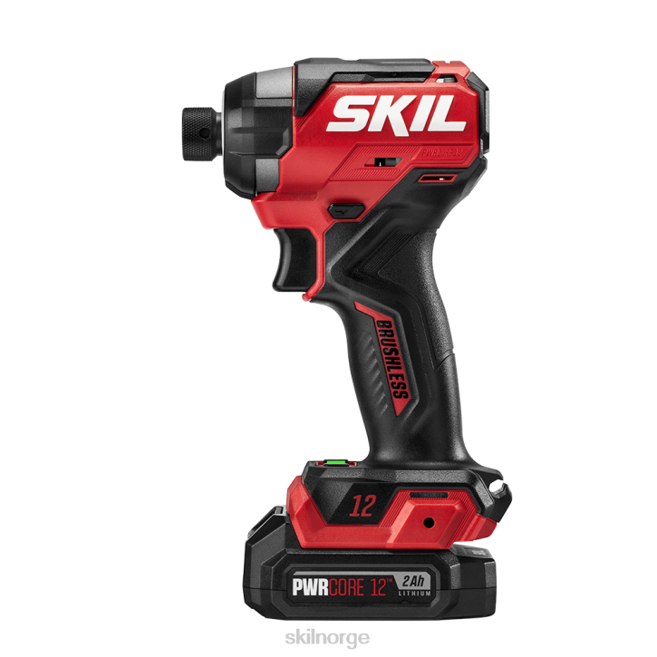 SKIL pwr core 12 børsteløs 12v 5-verktøys kompakt kombinasjonssett 62Z033 verktøy