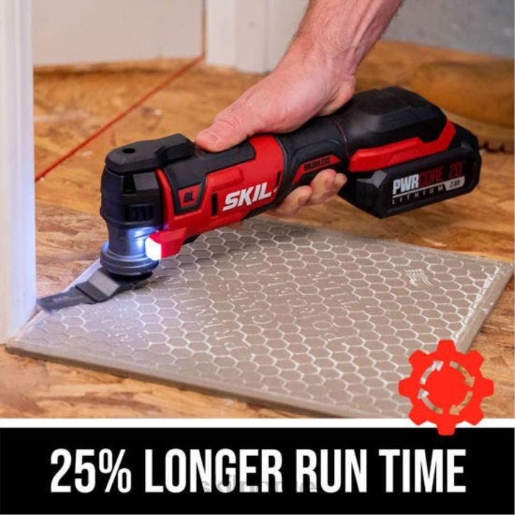 SKIL pwr core 20 børsteløs 20v oscillerende multiverktøysett 62Z038 verktøy