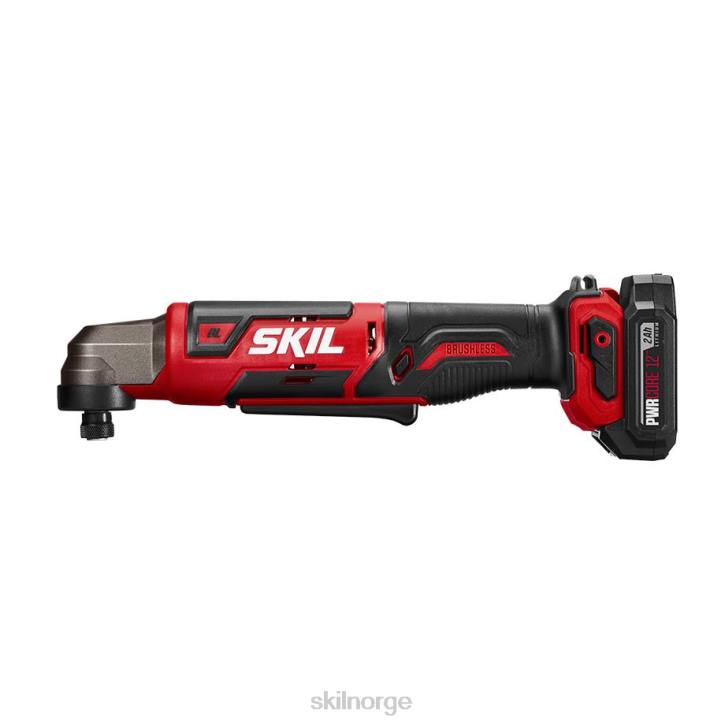 SKIL pwr core 12 børsteløs 12v 1/4 tommer hex rettvinklet slagdriversett 62Z017 verktøy