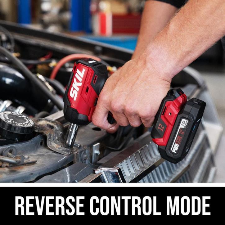 SKIL pwr core 12 børsteløs 12v 3/8 tommer slagnøkkelsett 62Z09 verktøy