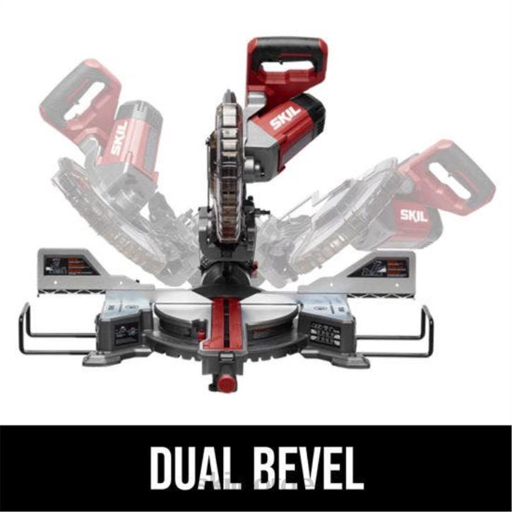 SKIL 10 tommer glidende gjæringssag med dobbel fas 62Z018 sager