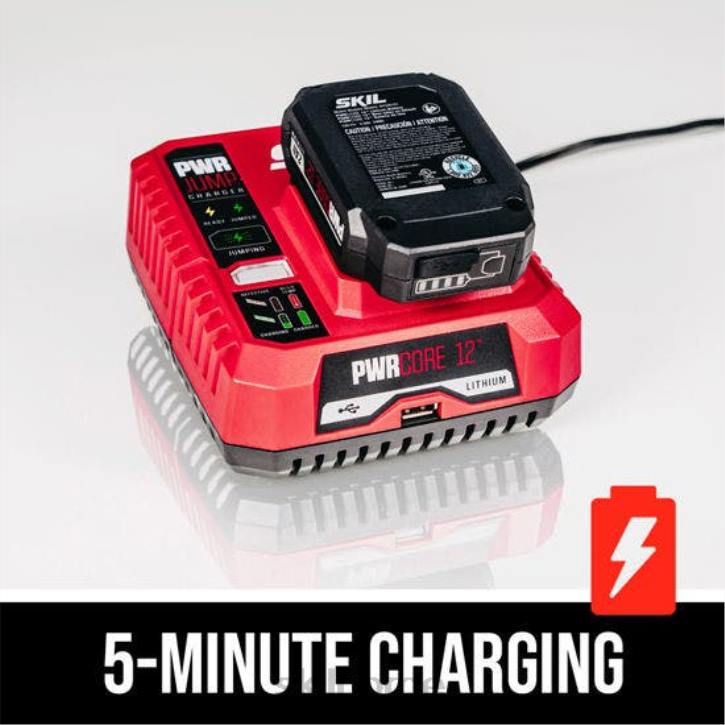 SKIL pwr core 12 børsteløs 12v kompakt frem- og tilbakegående sagsett 62Z043 sager